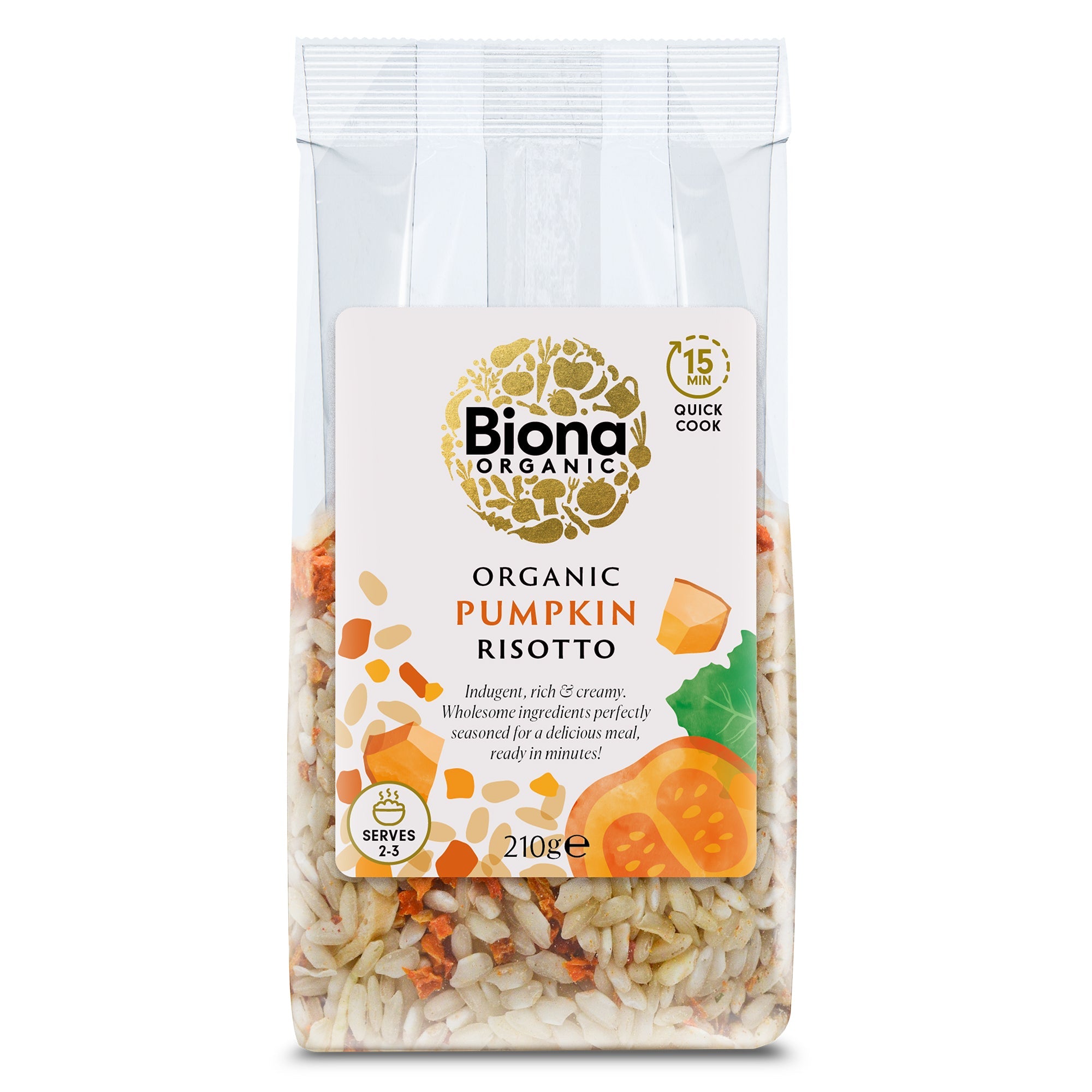 Biona Organic Pumpkin Risotto (210g)