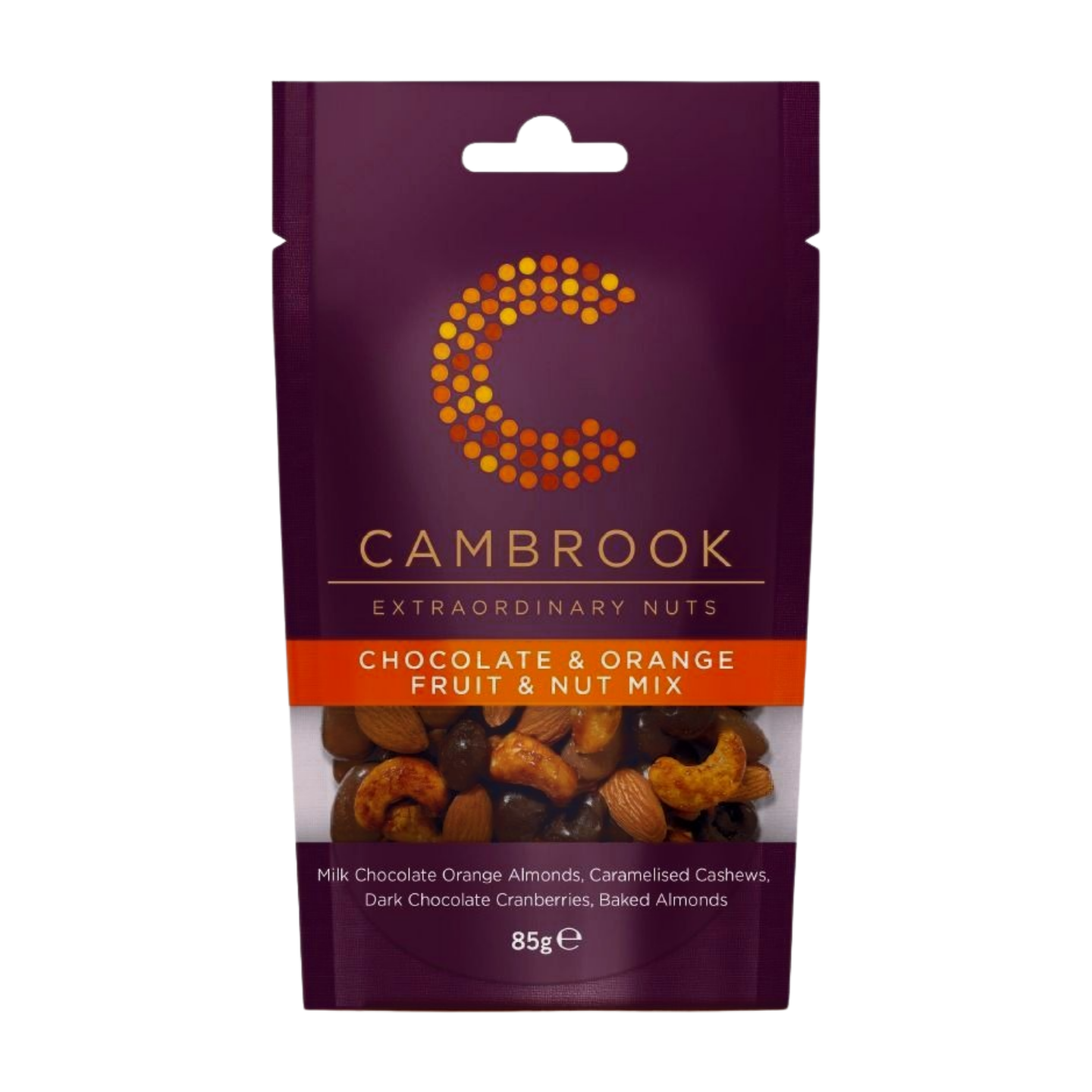 Cambrook Chocolate & Orange Fruit & Nut Mix (85g)