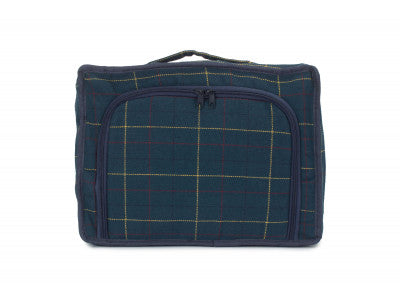 BLUE TWEED COOLER BAG