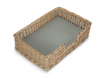 SMALL RECTANGULAR DOG BED with CUSHION