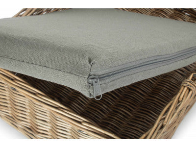 SMALL RECTANGULAR DOG BED with CUSHION