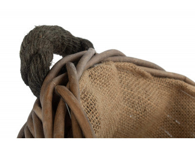 SMALL OVAL LOG BASKET