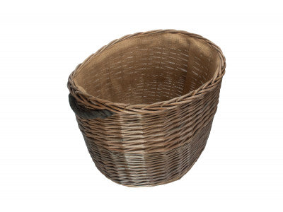 LARGE OVAL LOG BASKET