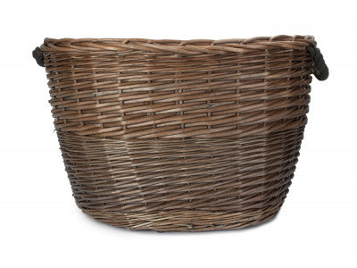 LARGE OVAL LOG BASKET