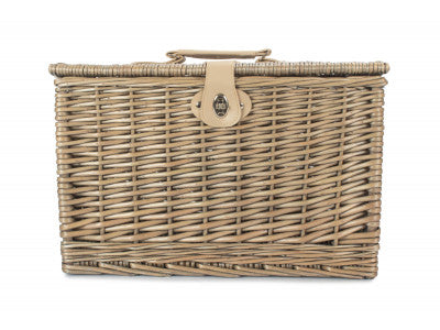 LARGE ANTIQUE WASH FINISH CHEST HAMPER