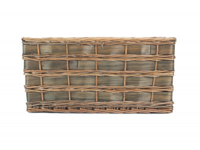 EXTRA LARGE GREY SCANDI STORAGE BASKET - UNLINED