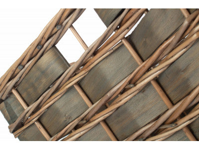 EXTRA LARGE GREY SCANDI STORAGE BASKET - UNLINED