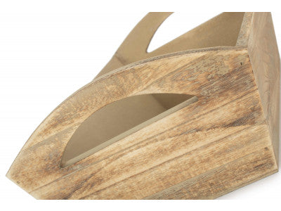 OAK EFFECT SMALL WOODEN STORAGE TRAY