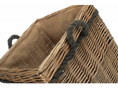 SIZE 1 ANTIQUE WASH SQUARE STORAGE BASKET