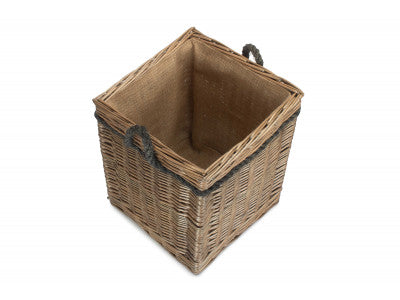 SIZE 1 ANTIQUE WASH SQUARE STORAGE BASKET