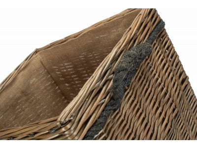 SIZE 2 ANTIQUE WASH SQUARE STORAGE BASKET