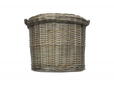 SIZE 1 ANTIQUE WASH ROUND STORAGE BASKET