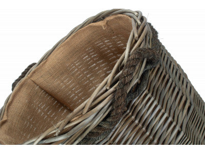 SIZE 1 ANTIQUE WASH ROUND STORAGE BASKET