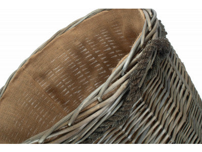 SIZE 2 ANTIQUE WASH ROUND STORAGE BASKET