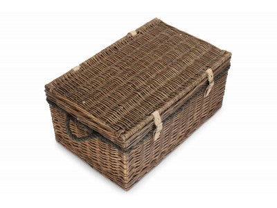 24" ANTIQUE WASH ROPE HANDLED TRUNK