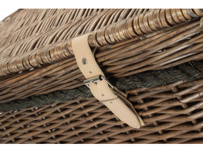 24" ANTIQUE WASH ROPE HANDLED TRUNK