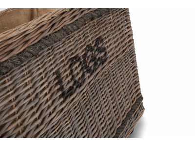 JUMBO "LOGS" BASKET with WHEELS