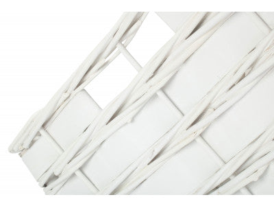 LARGE WHITE SCANDI STORAGE BASKET - UNLINED