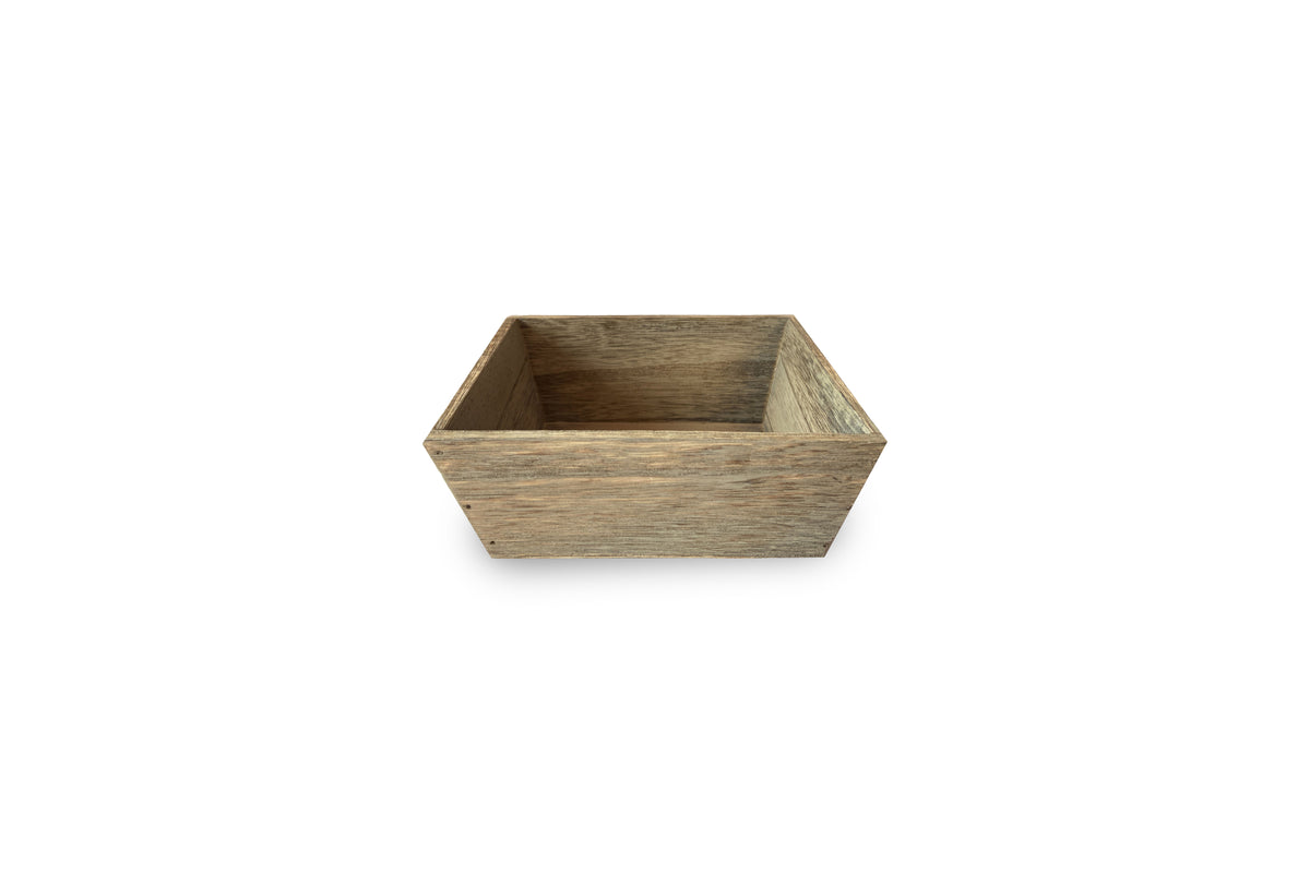 OAK EFFECT MINI WOODEN STORAGE TRAY