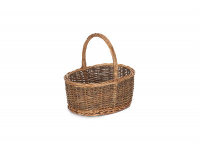 SIZE 2 OVAL UNPEELED WILLOW SHOPPER