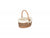 SIZE 1 OVAL UNPLEELED WILLOW SHOPPER with WHITE LINING