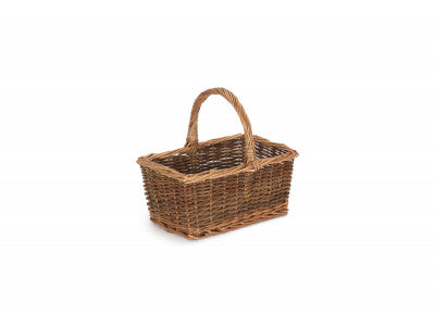 SIZE 1 RECTANGULAR UNPEELED WILLOW SHOPPER