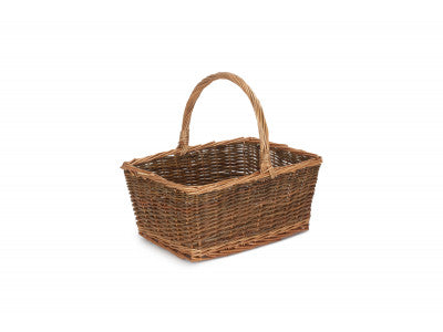 SIZE 2 RECTANGULAR UNPEELED WILLOW SHOPPER