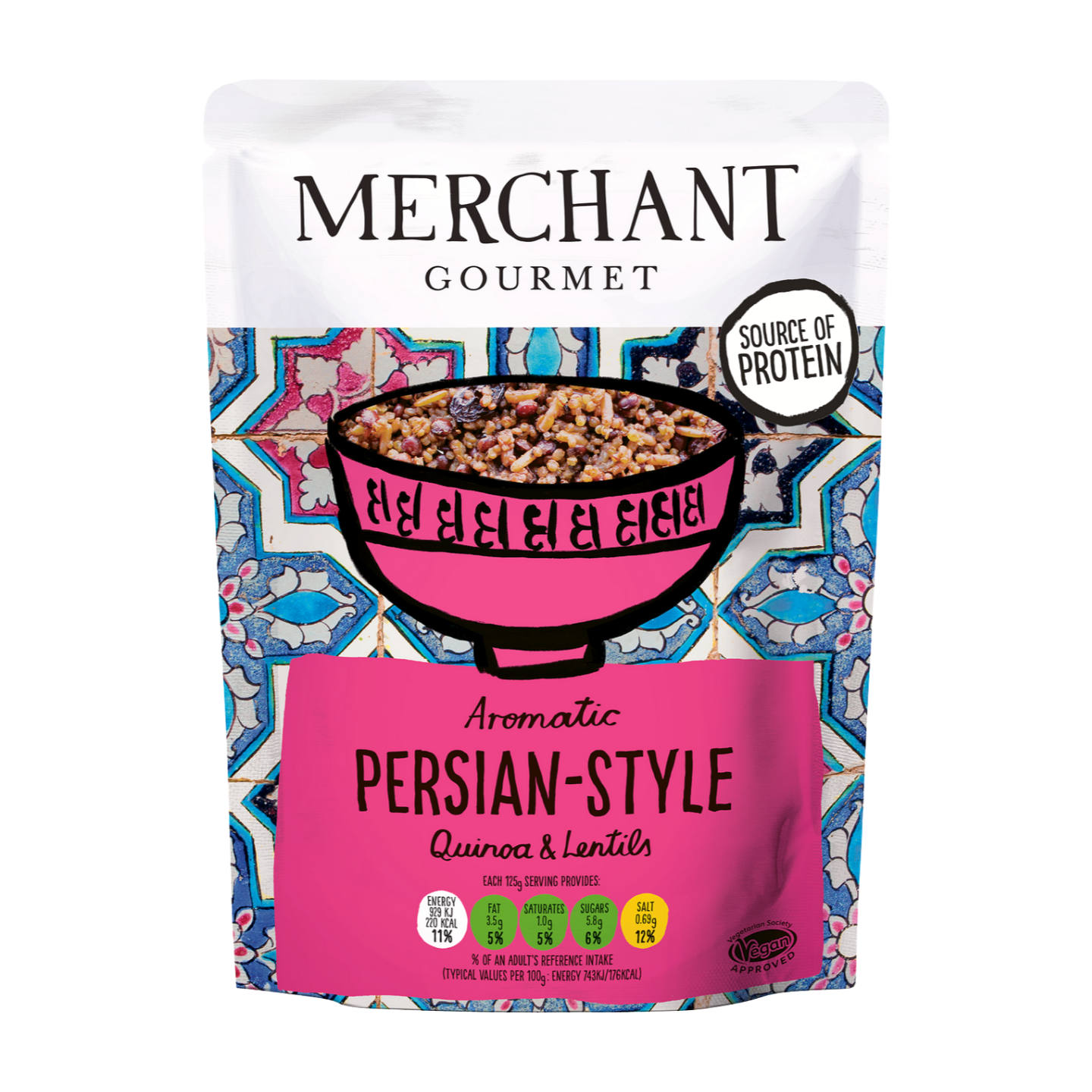 Merchant Gourmet Aromatic Persian Style Quinoa & Lentils (250g)