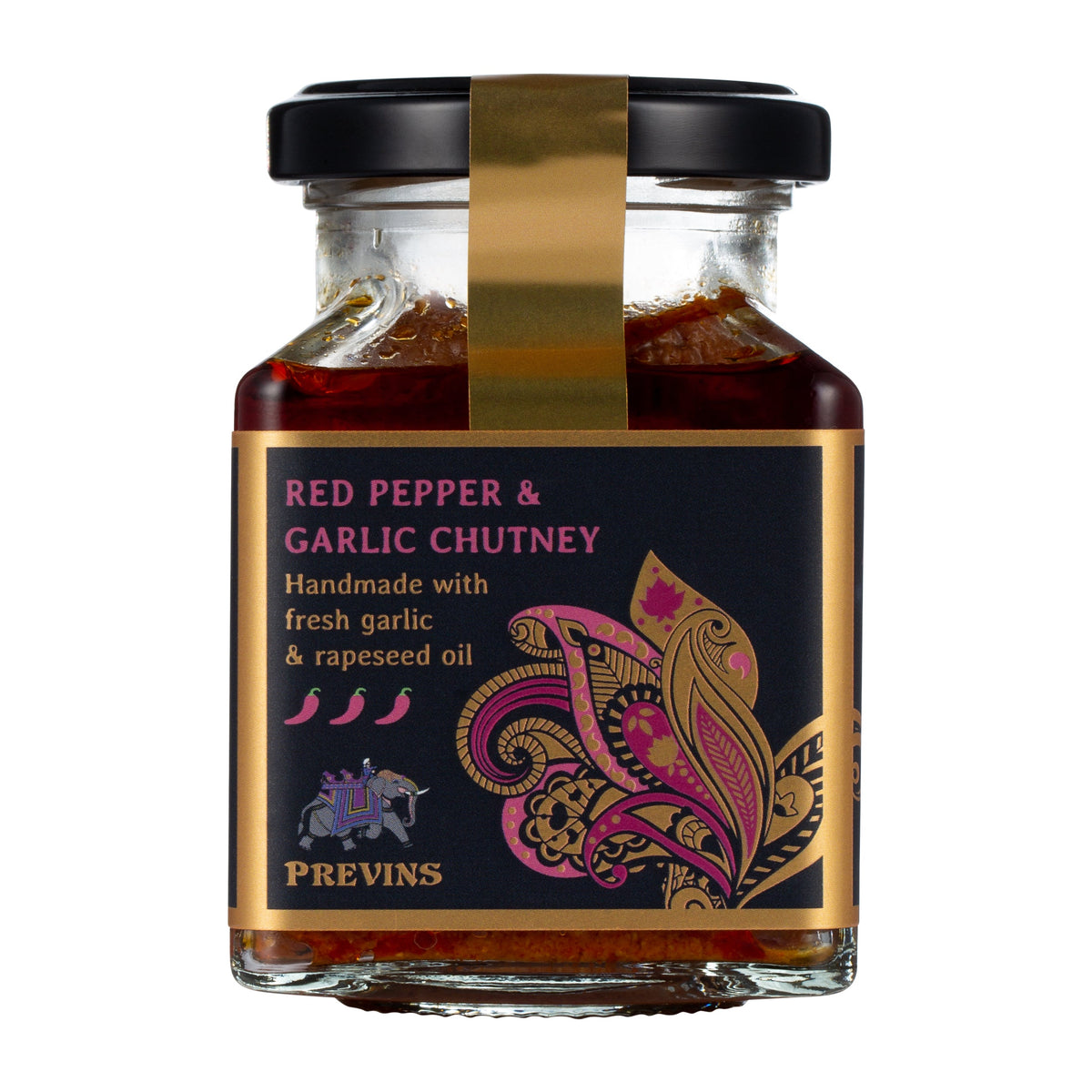 Previns Red Pepper & Garlic Chutney (175g)