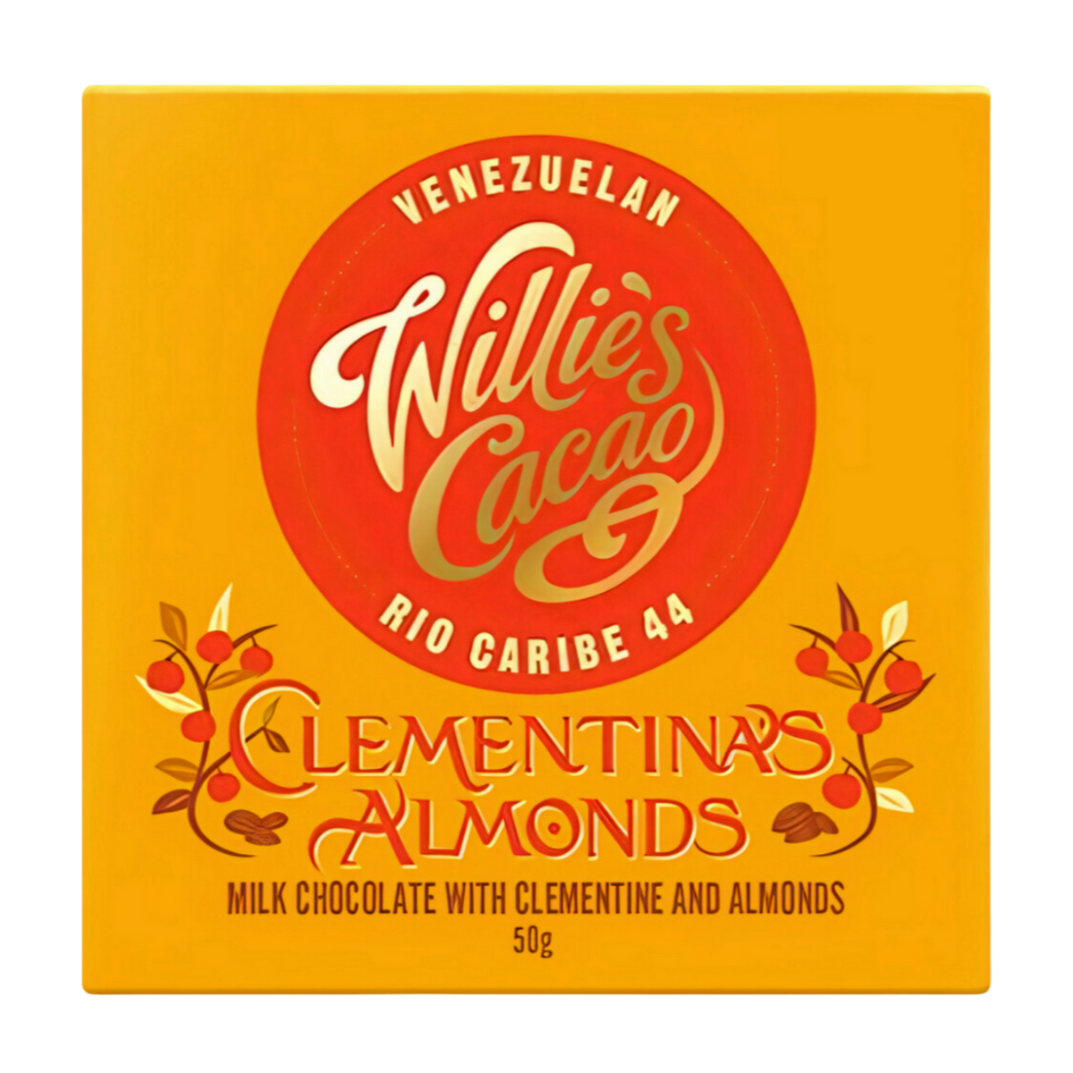Willie's Cacao Clemetina's Almonds Venezuelan Chocolate (50g)