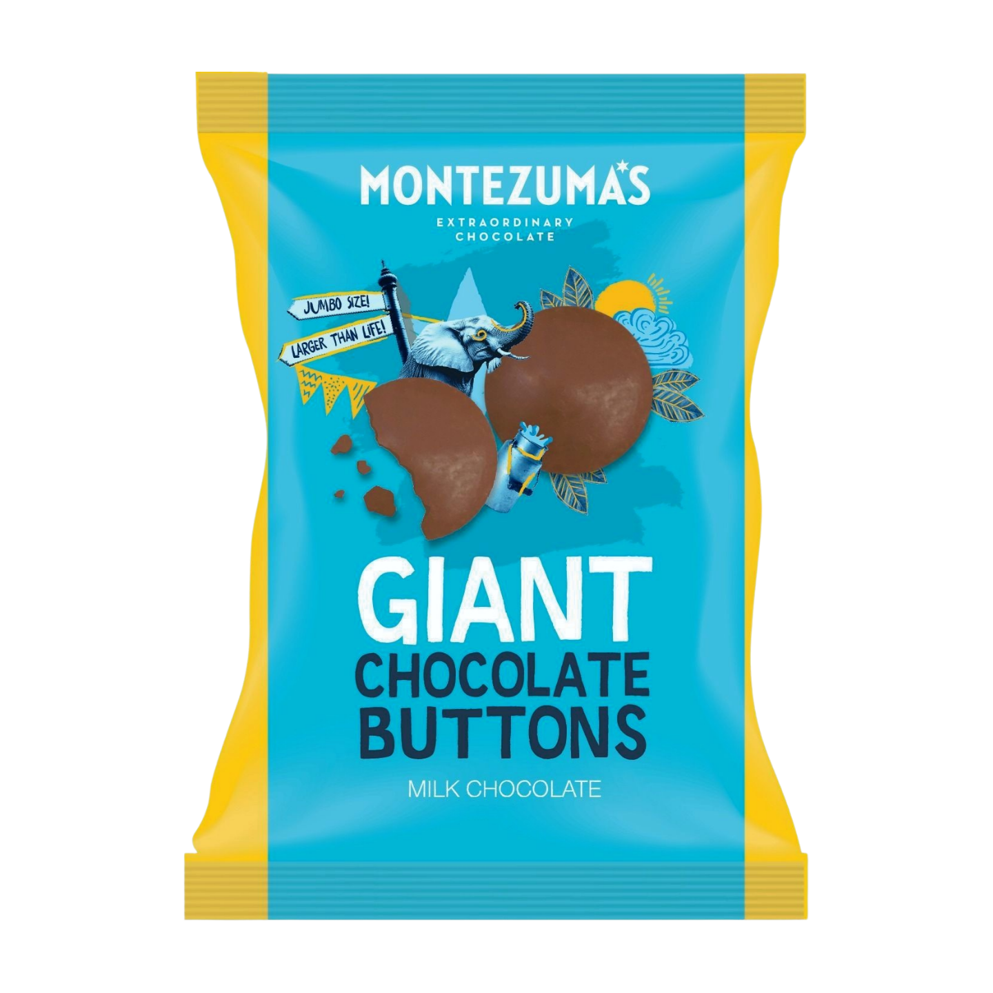 Montezuma's Giant Milk Chocolate Buttons (120g)