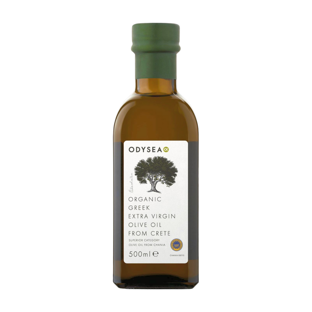 Odysea Organic Greek Extra Virgin Olive Oil from Crete (500ml)