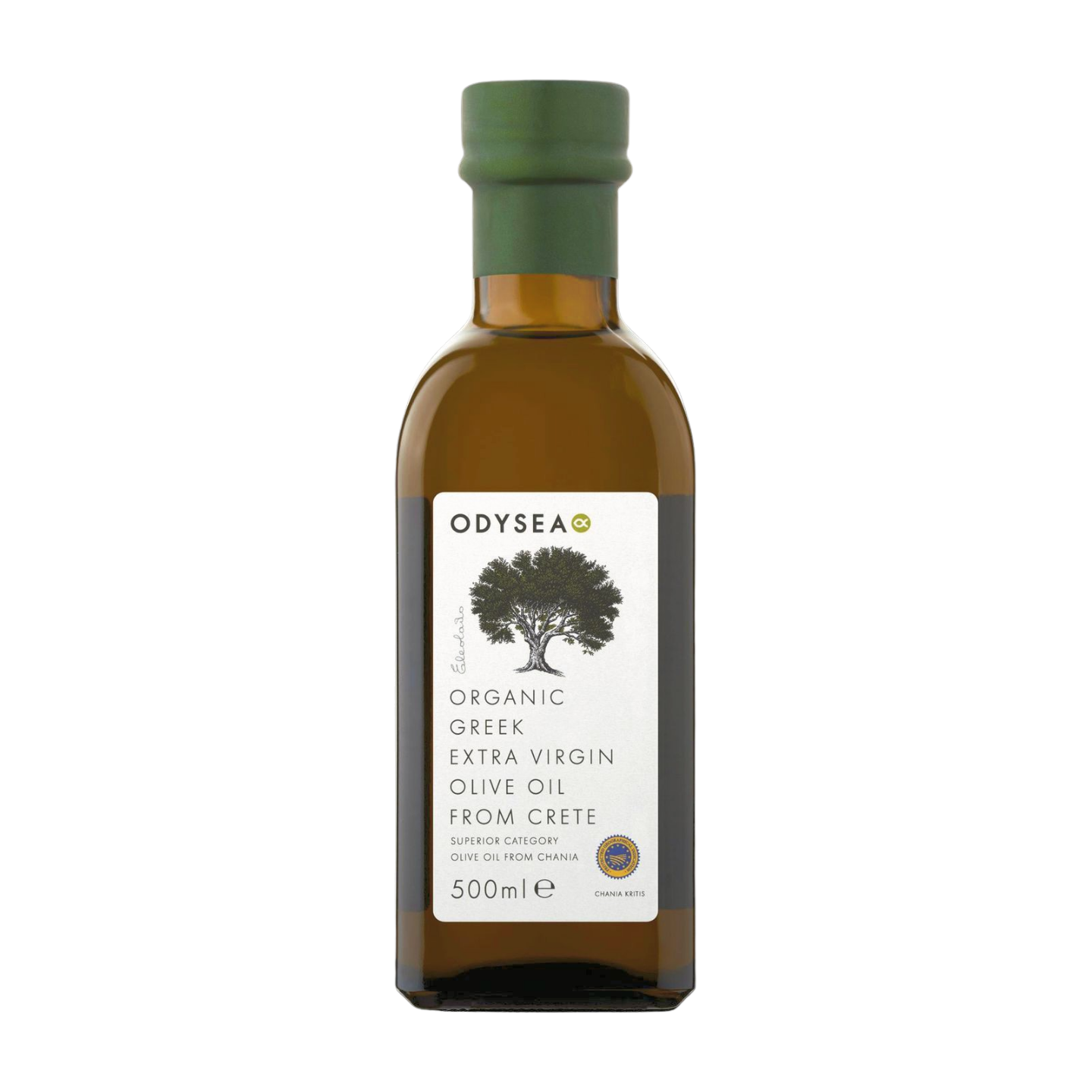 Odysea Organic Greek Extra Virgin Olive Oil from Crete (500ml)