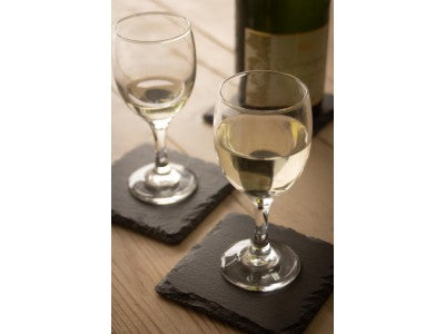 SQUARE SLATE COASTER SET 4