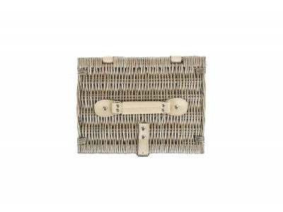 12" ANTIQUE WASH SPLIT WILLOW HAMPER