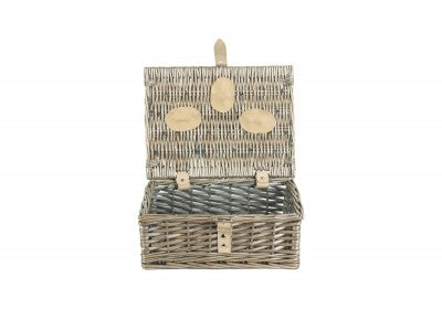 10" ANTIQUE WASH SPLIT WILLOW HAMPER
