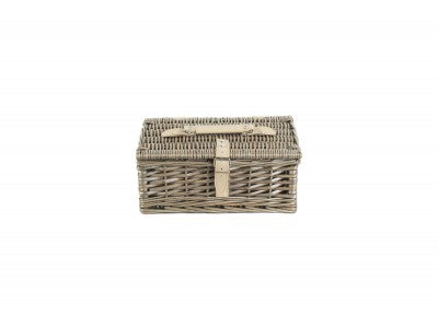 10" ANTIQUE WASH SPLIT WILLOW HAMPER