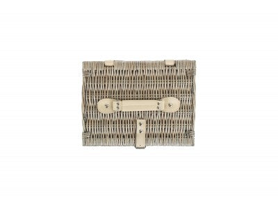 10" ANTIQUE WASH SPLIT WILLOW HAMPER