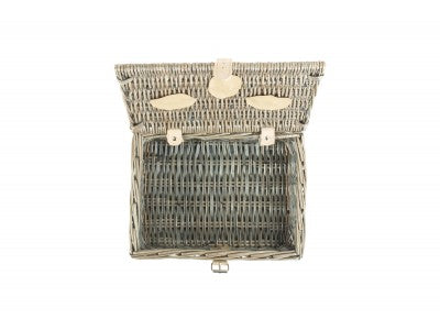 10" ANTIQUE WASH SPLIT WILLOW HAMPER