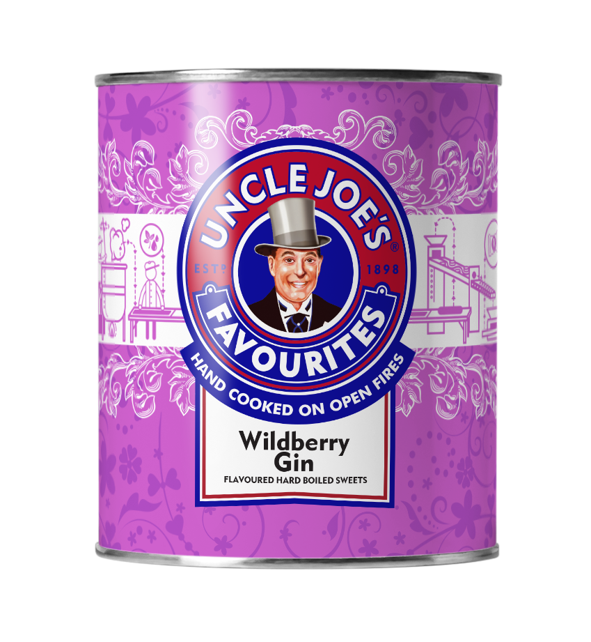 Uncle Joe's Wildberry Gin Boiled Sweets (120g)