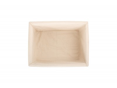 EXTRA LARGE WHITE WASH STORAGE BASKET with WHITE LINING