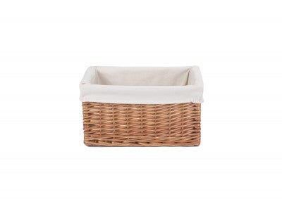MEDIUM DOUBLE STEAMED LINED STORAGE BASKET