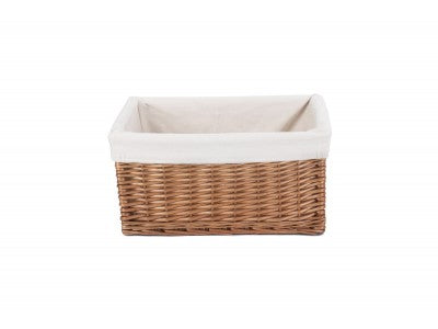 LARGE DOUBLE STEAMED LINED STORAGE BASKET