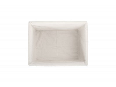 EXTRA LARGE ANTIQUE WASH STORAGE BASKET with WHITE LINING