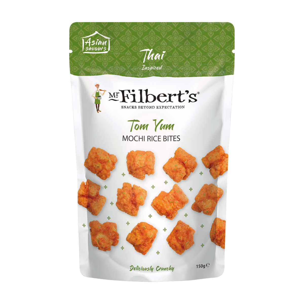 Mr Filbert's Thai Inspired Tom Yum Mochi Rice Bites (150g)