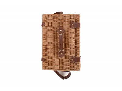 4 PERSON GREEN TWEED DRAWER HAMPER