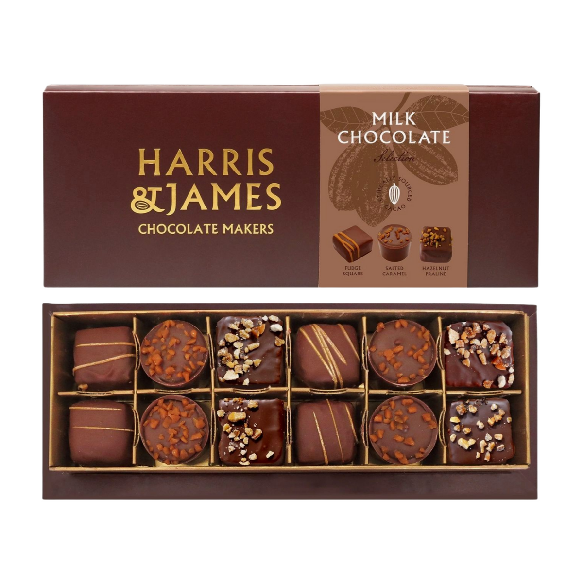 Harris & James Milk Chocolate Selection Box (180g)