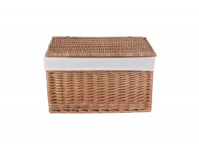 EXTRA LARGE DOUBLE STEAMED STORAGE HAMPER with WHITE LINING