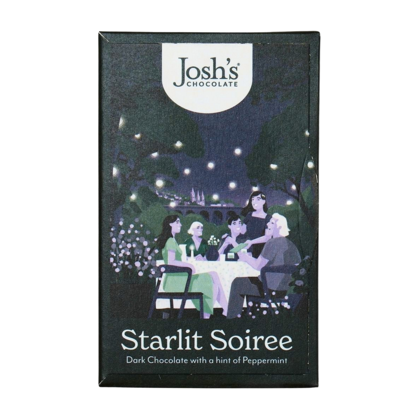 Josh's Chocolate Dark Chocolate Buttons with a hint of Peppermint (140g)