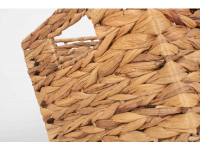 SMALL WATER HYACINTH RECTANGULAR STORAGE BASKET